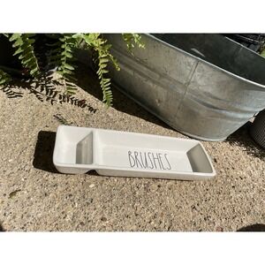 RAE DUNN BRUSHES HOLDER ORGANIZER‎ Container Paint Brush Tray Brushes